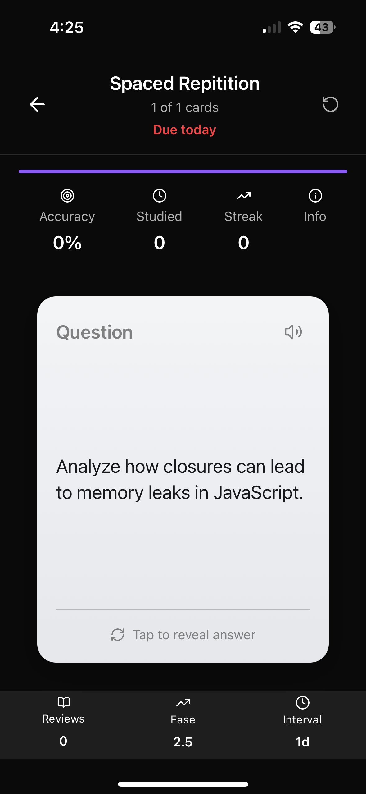 Spaced repetition system - SRS flashcards for better memory retention